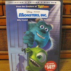 Monsters, Inc. Collectors Edition 2 Disc DVD - Widescreen and Full Screen